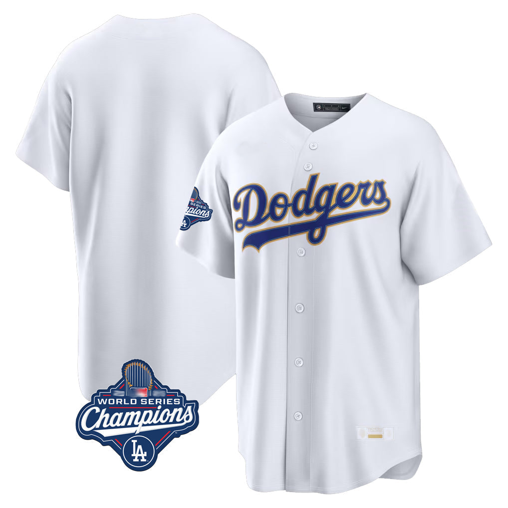 Trusc LA.Dodgers Blank Player Gold White 2026 Collection Stadium Limited World Series Meet Stitched Jerseys