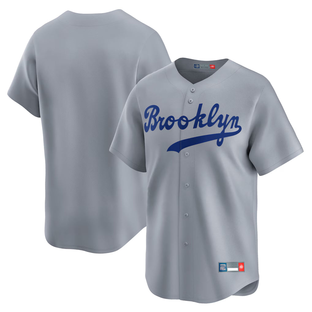 Trusc LA.Dodgers Blank Player Gray Game Limited Home Stitched Jerseys