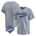 Trusc LA.Dodgers Blank Player Gray Game Limited Home World Series Meet Stitched Jerseys