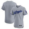 Trusc LA.Dodgers Blank Player Gray Limited Elite Home Stitched Jerseys