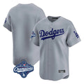 Trusc LA.Dodgers Blank Player Gray Limited Home World Series Meet Stitched Jerseys