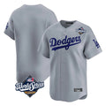 Trusc LA.Dodgers Player Gray Limited Home World Series Stitched Jerseys