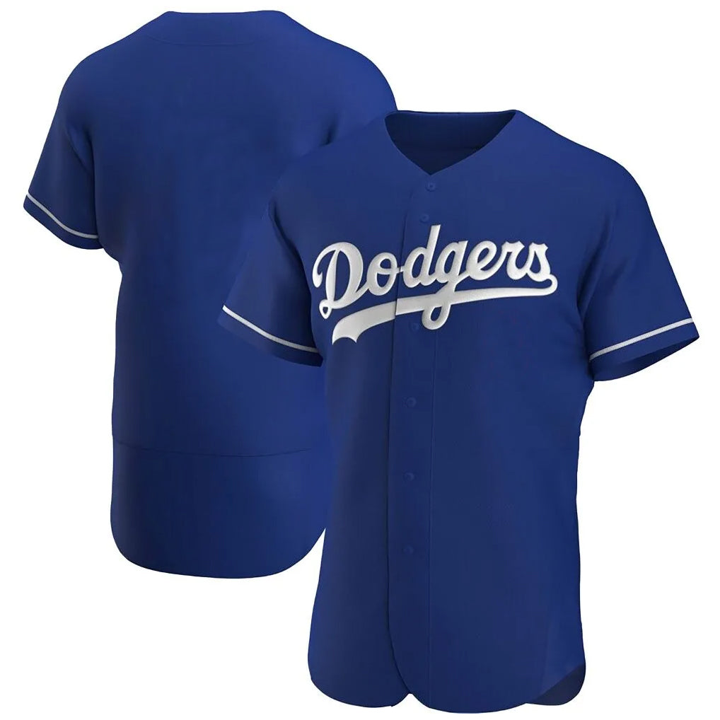 Trusc LA.Dodgers Blank Player Royal Limited Elite Home Stitched Jerseys