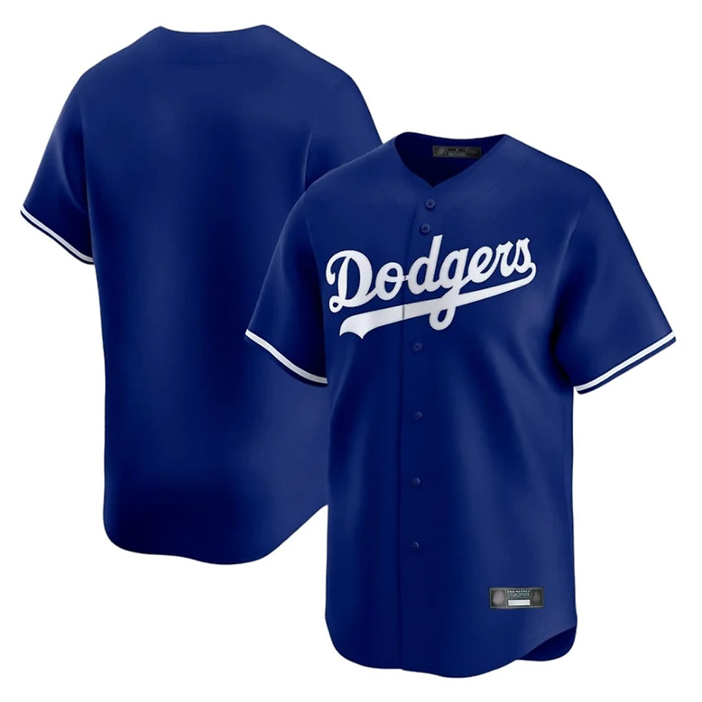 Trusc LA.Dodgers Blank Player Royal Limited Home Stitched Jerseys