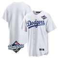 Trusc LA.Dodgers Blank Player White Game Home World Series Stitched Jerseys