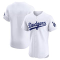 Trusc LA.Dodgers Blank Player White Limited Elite Home Stitched Jerseys