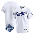 Trusc LA.Dodgers Blank Player White Limited Home World Series Meet Stitched Jerseys