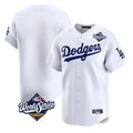 Trusc LA.Dodgers Blank Player White Limited Home World Series Stitched Jerseys