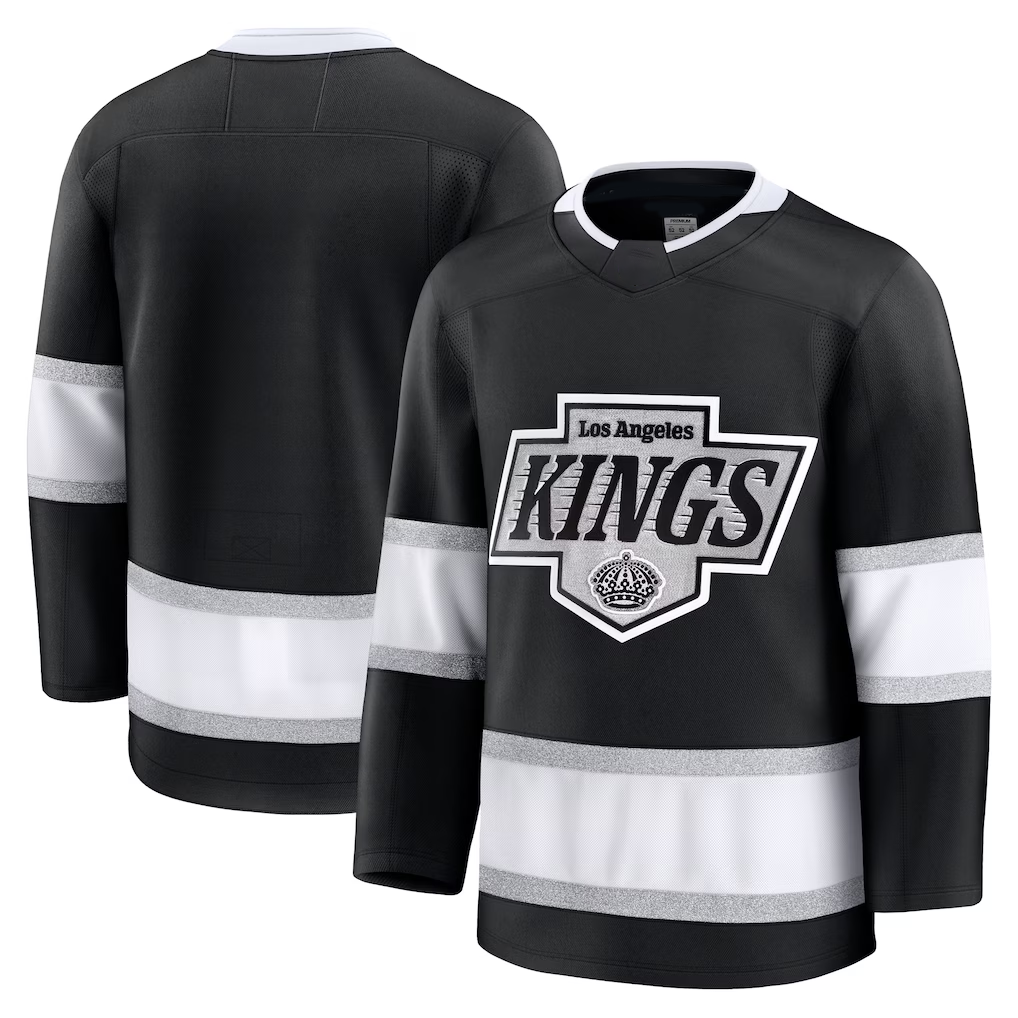 Trusc LA.Kings Black Home Premium Jerseys