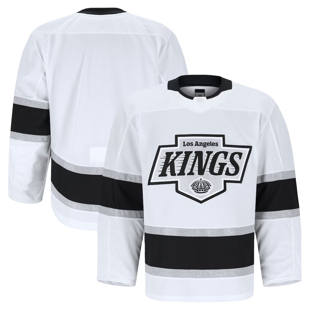 Trusc LA.Kings White Away Authentic Pro Jerseys