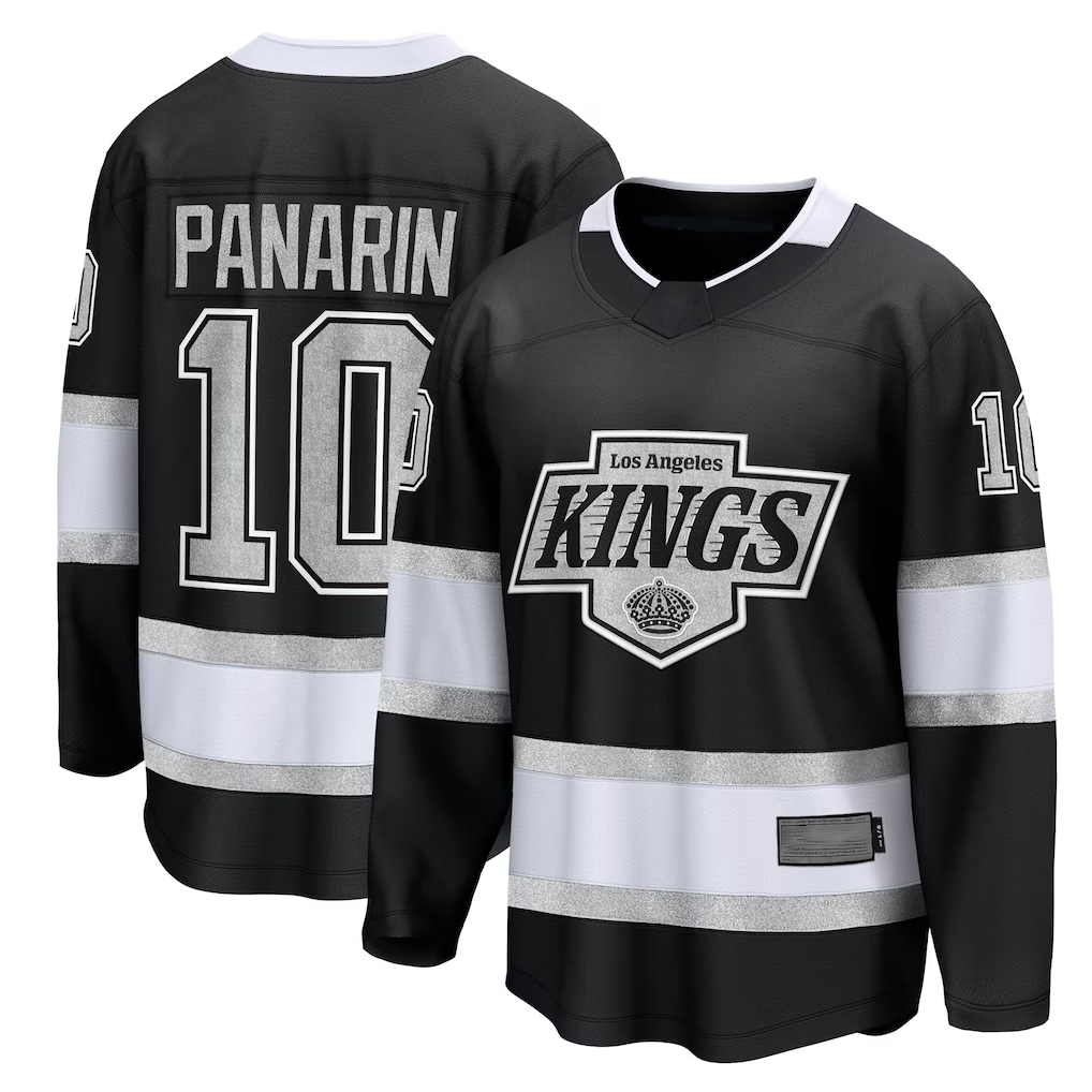 Trusc LA.Kings #10 Artemi Panarin Black Home Breakaway Jerseys