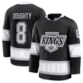 Trusc LA.Kings #8 Drew Doughty Black Home Premium Jerseys