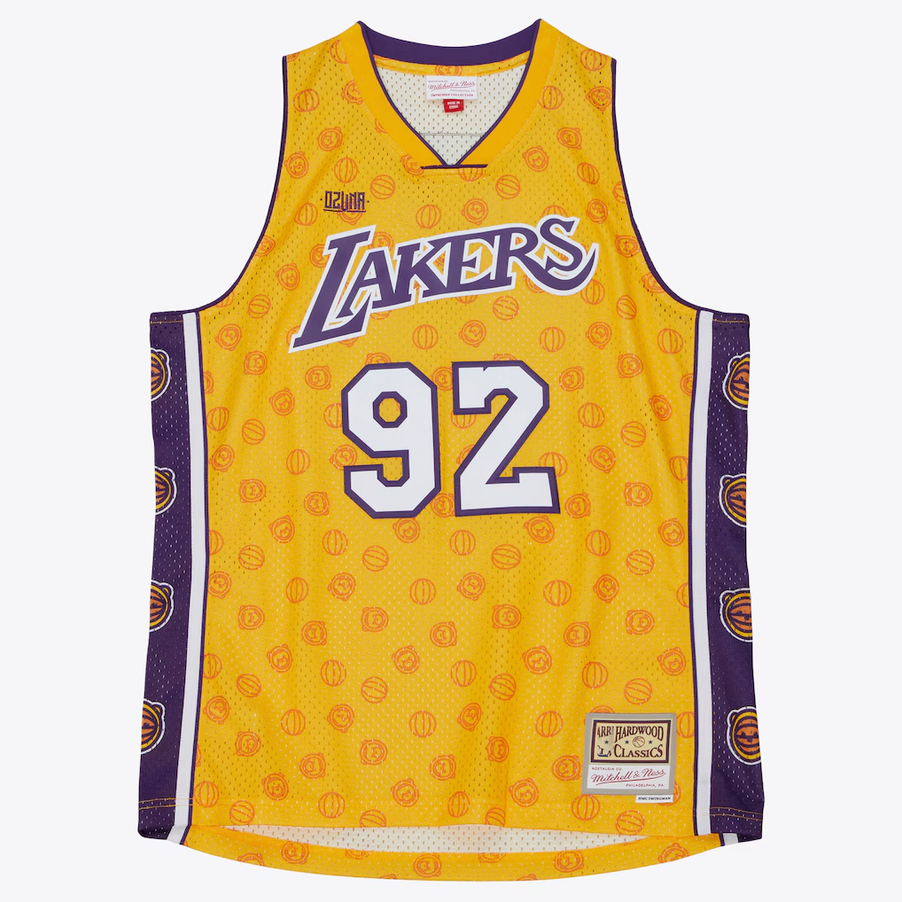 Trusc LA.Lakers Mitchell & Ness x Ozuna Swingman Stitched Jerseys