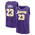 Trusc LA.Lakers #23 LeBron James Purple Fast Break Stitched Jerseys - Statement Edition