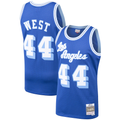 Trusc LA.Lakers #44 Jerry West Mitchell & Ness Royal Hardwood Classics Swingman Stitched Jerseys