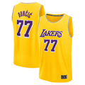 Trusc LA.Lakers #77 Luka Don?i? Gold Fast Break Replica Player Stitched Jerseys - Icon Edition