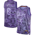 Trusc LA.Lakers #8 LeBron James Purple Select Series Swingman Stitched Jerseys