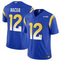 Trusc LA.Rams #12 Puka Nacua Royal Vapor F.U.S.E. Limited Player Stitched Jerseys