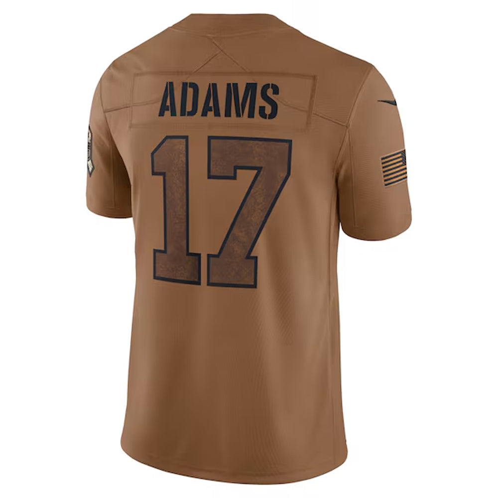 Trusc LA.Rams #17 Davante Adams Player Brown Salute To Service Limited Stitched Jerseys