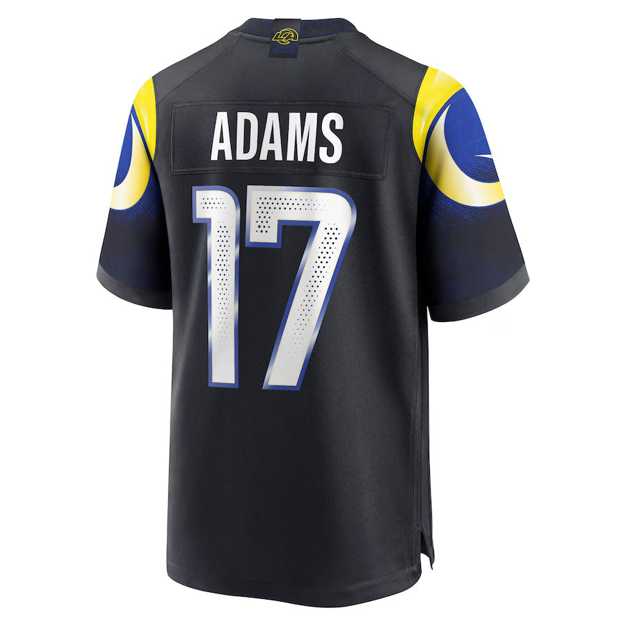 Trusc LA.Rams #17 Davante Adams Player Midnight Blue Rivalries Collection Game Stitched Jerseys