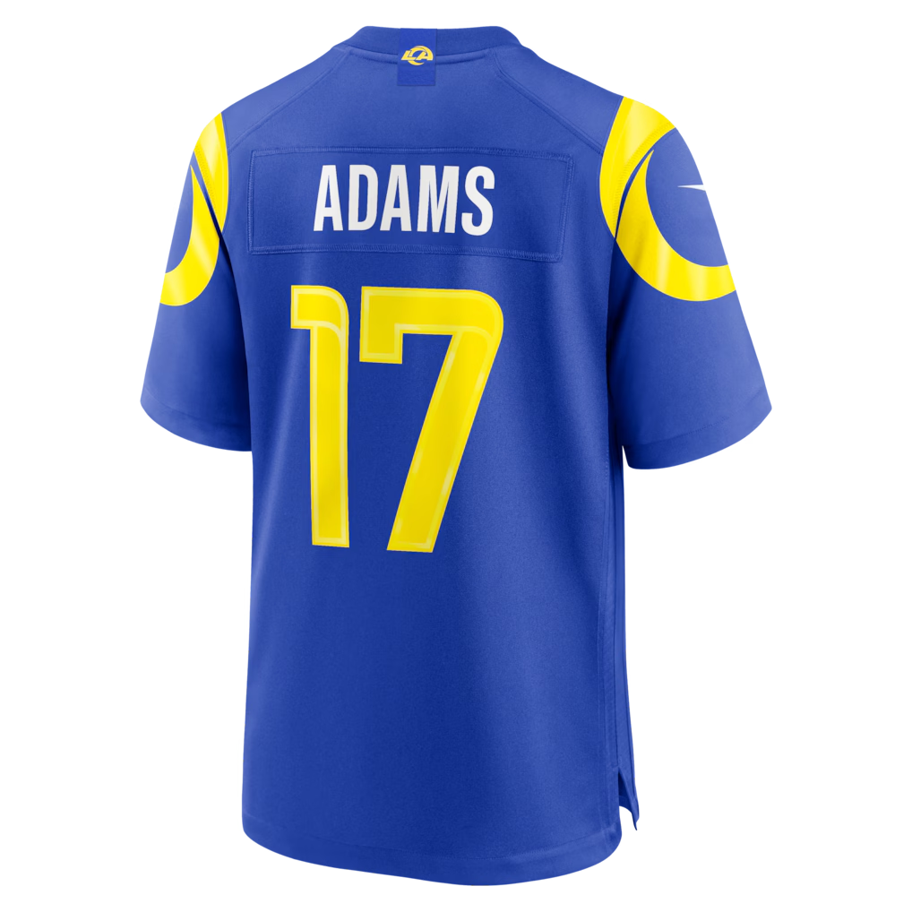 Trusc LA.Rams #17 Davante Adams Royal Team Game Player Stitched Jerseys