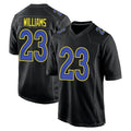 Trusc LA.Rams #23 Kyren Williams Player Black Fashion Game Stitched Jerseys