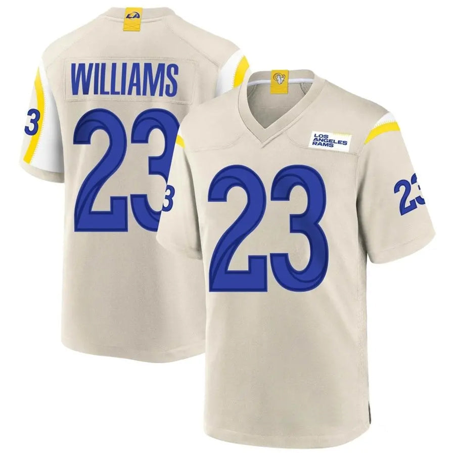 TruscLA.Rams #23 Kyren Williams Player Bone Replica Game Stitched Jerseys