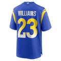 Trusc LA.Rams #23 Kyren Williams Player Royal Home Game Stitched Jerseys