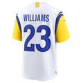 Trusc LA.Rams #23 Kyren Williams White Game Jersey American Stitched Jersey