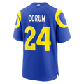 Trusc LA.Rams #24 Blake Corum Royal Game Stitched Jerseys
