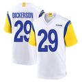 Trusc LA.Rams #29 Eric Dickerson Player White Home Game Stitched Jerseys