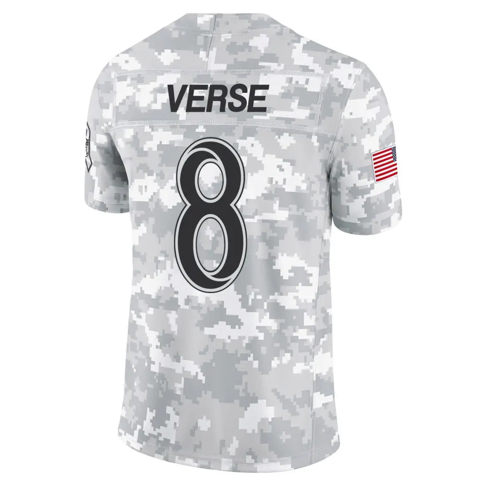 Trusc LA.Rams #8 Jared Verse Player Arctic Camo Salute to Service Limited Stitched Jerseys