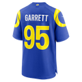 Trusc LA.Rams #95 Myles Garrett Royal Game Stitched Jerseys