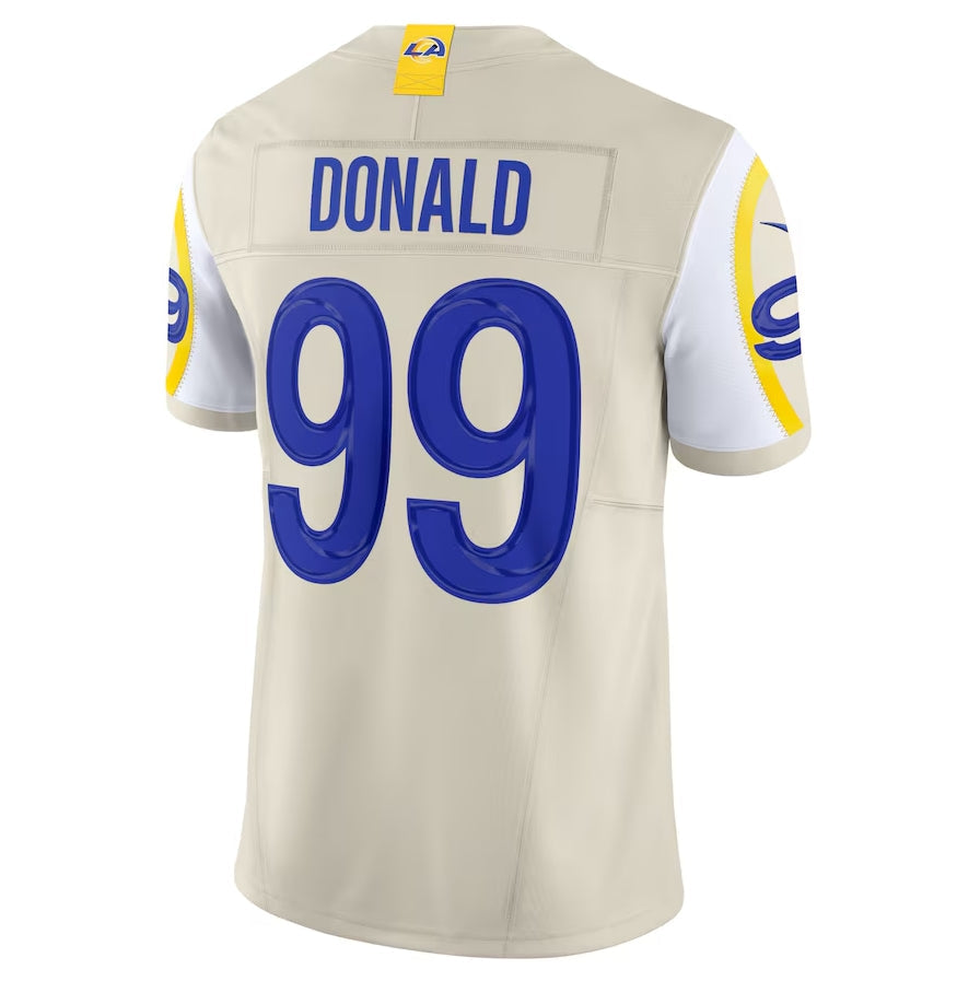 Trusc LA.Rams #99 Aaron Donald Alternate Vapor F.U.S.E. Limited Jersey - Bone Stitched Jerseys