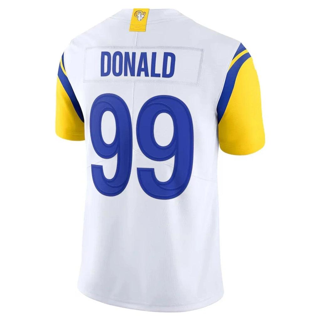 Trusc LA.Rams #99 Aaron Donald White Vapor F.U.S.E. Limited Jersey Stitched Jerseys
