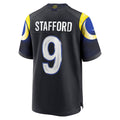 Trusc LA.Rams #9 Matthew Stafford Player Midnight Blue Rivalries Collection Game Stitched Jerseys
