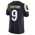 Trusc LA.Rams #9 Matthew Stafford Player Midnight Blue Rivalries Collection Vapor Limited Stitched Jerseys