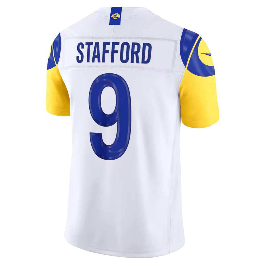 Trusc LA.Rams #9 Matthew Stafford White Vapor F.U.S.E. Stitched Limited Jerseys