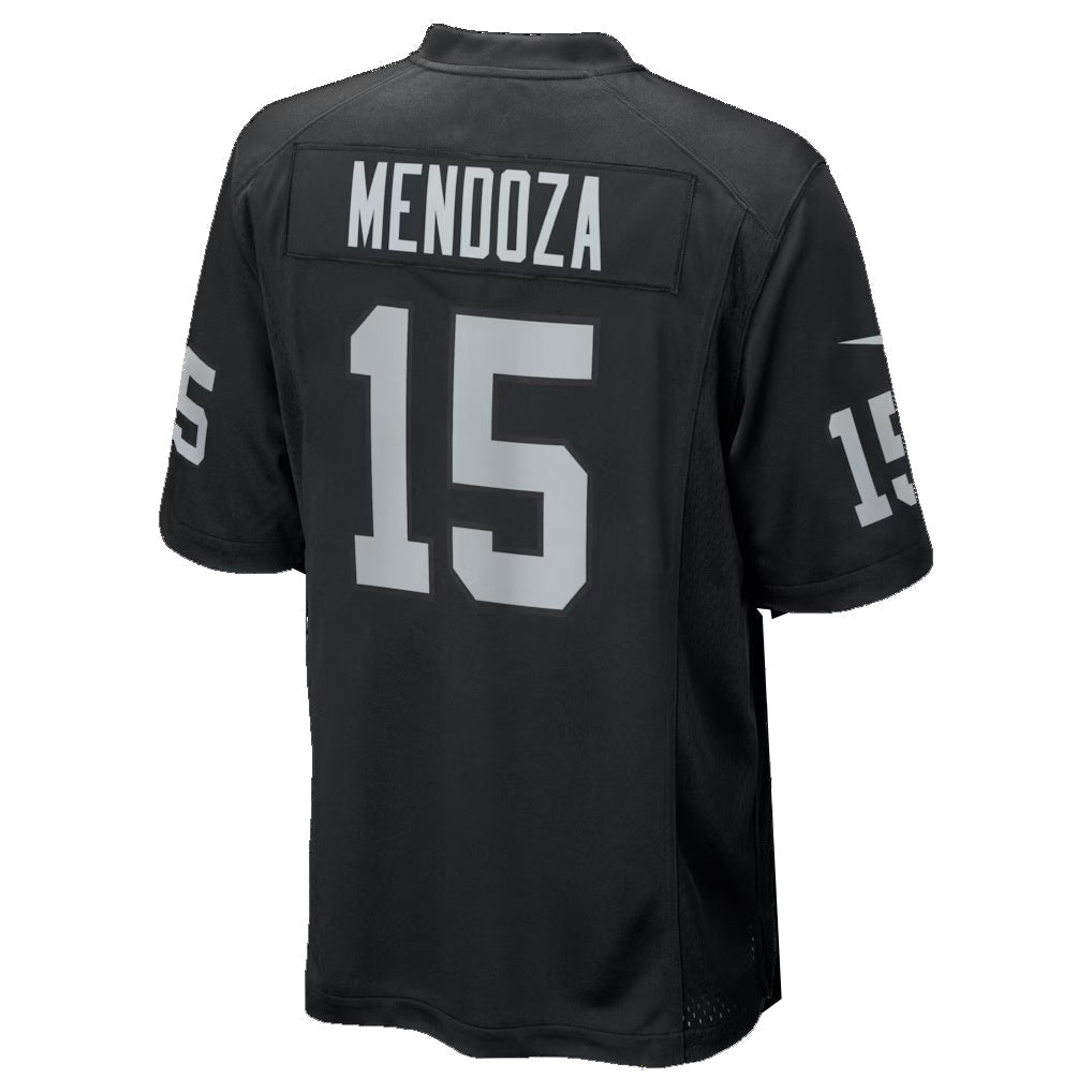 Trusc LV.Raiders #15 Fernando Mendoza Black 2026 Draft First Round Pick No. 1 Team Game Stitched Jerseys