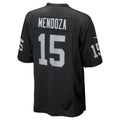Trusc LV.Raiders #15 Fernando Mendoza Black 2026 Draft First Round Pick No. 1 Team Game Stitched Jerseys