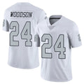 Trusc LV.Raiders #24 Charles Woodson Player White Alternate Vapor Limited Stitched Jerseys