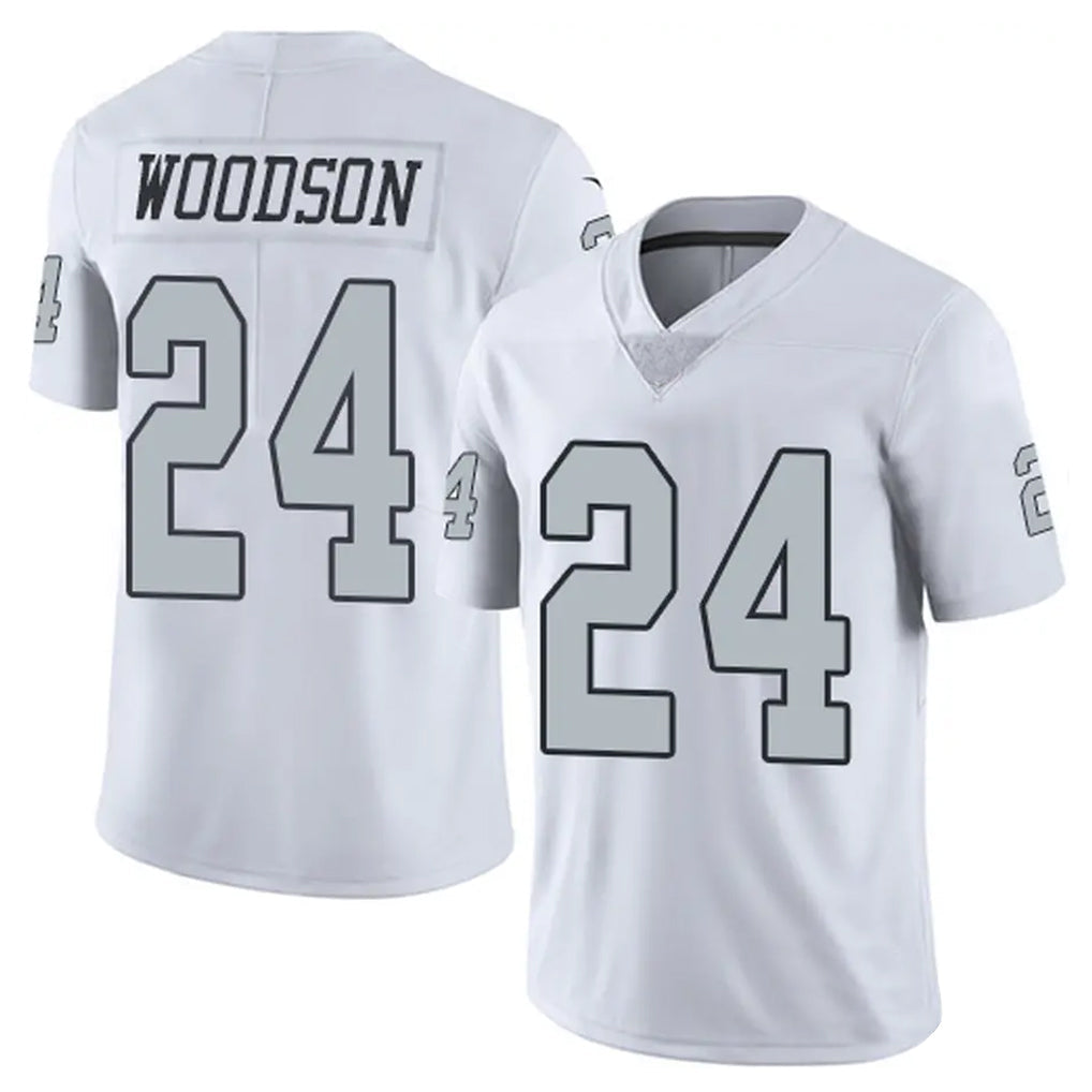 Trusc LV.Raiders #24 Charles Woodson Player White Alternate Vapor Limited Stitched Jerseys