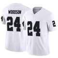 Trusc LV.Raiders #24 Charles Woodson Player White Vapor F.U.S.E Limited Stitched Jerseys