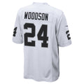 Trusc LV.Raiders #24 Charles Woodson Player Whtie Home Game  Stitched Jerseys