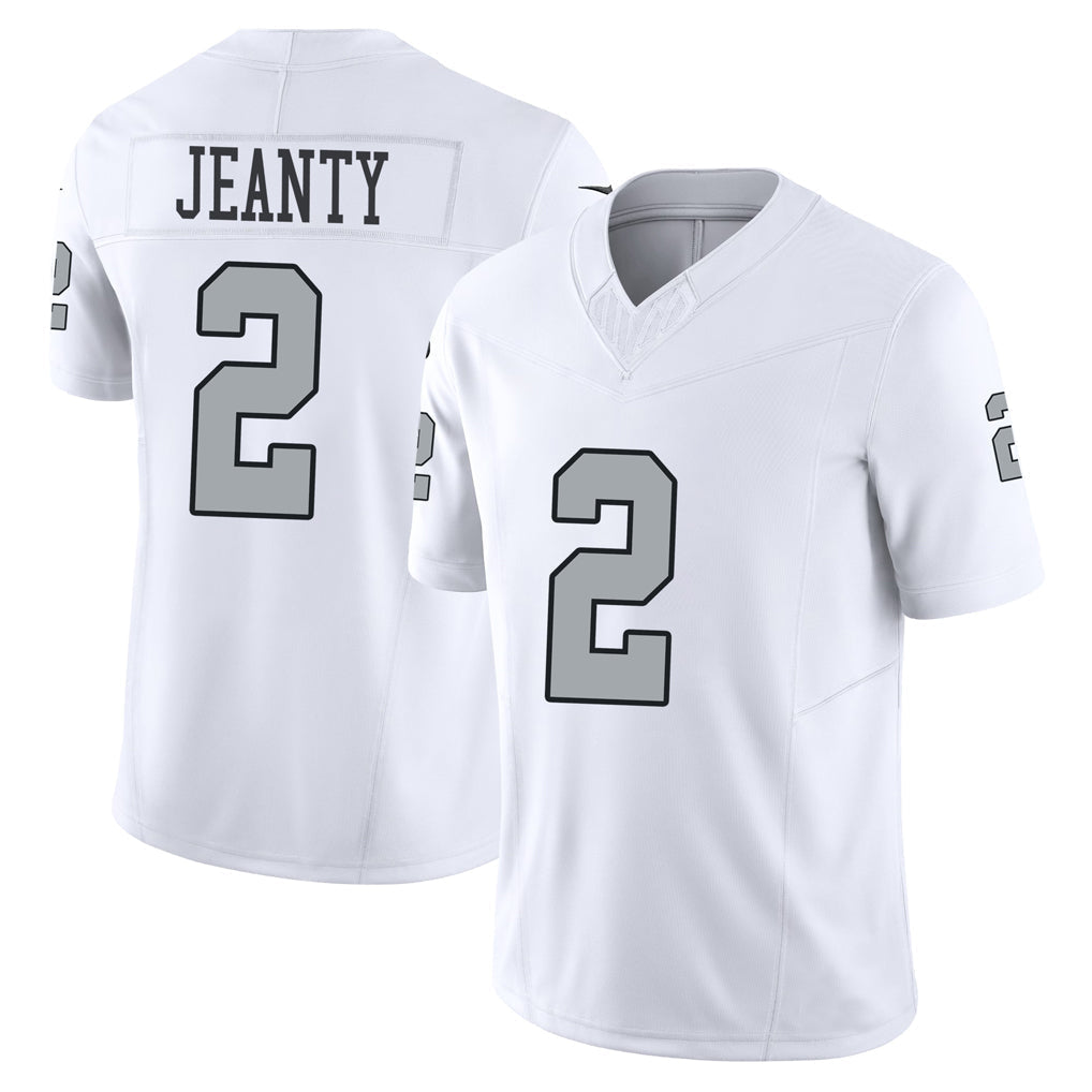 Trusc LV.Raiders #2 Ashton Jeanty Player White Alternate Vapor F.U.S.E Limited Stitched Jerseys