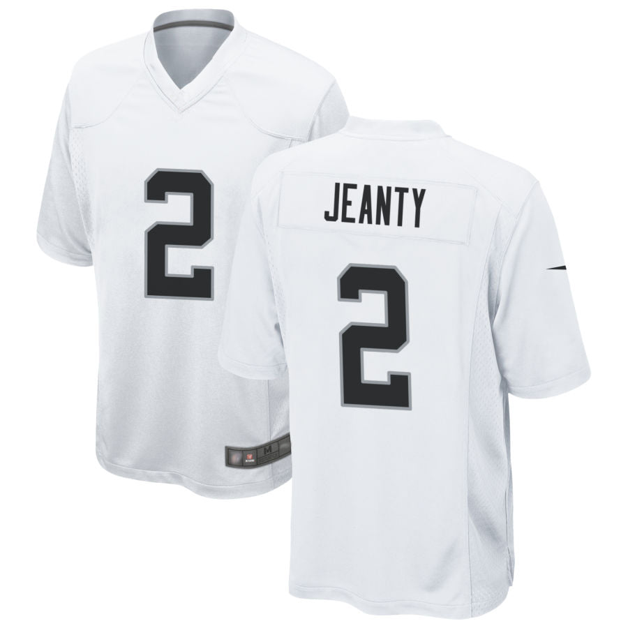 Trusc LV.Raiders #2 Ashton Jeanty Player White Game Stitched Jerseys