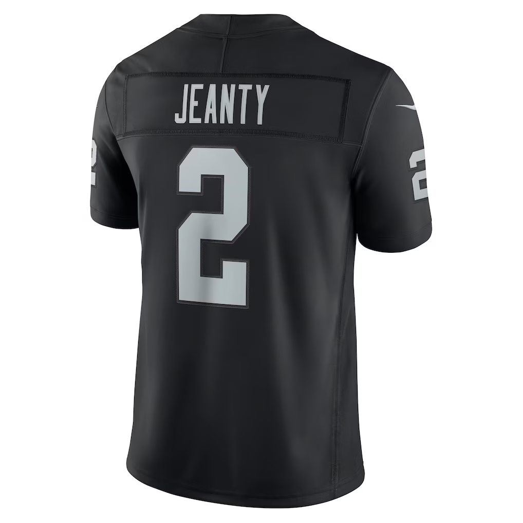 Trusc LV.Raiders #2 Ashton Jeanty  Black Team Vapor F.U.S.E. Stitched Limited Jerseys