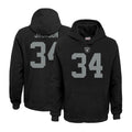 Trusc LV.Raiders #34 Bo Jackson Player Black Salute to Service Hoodies Stitched Jerseys