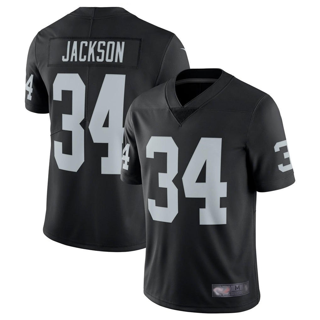Trusc LV.Raiders #34 Bo Jackson Player Black Vapor Limited Stitched Jerseys