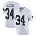 Trusc LV.Raiders #34 Bo Jackson Player White Vapor Limited Stitched Jerseys